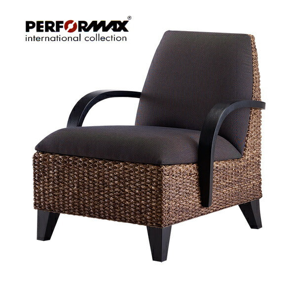 ウォーターヒヤシンスソファ PERFORMAX 正規代理店 ウォーターヒヤシンス家具 リビングチェア 椅子 1Pソファ 1人掛け 一人掛け 一人用 ソファー パーソナルチェア アジアン ソファ リゾート バリ チェア イス アジアン家具(受注生産品)