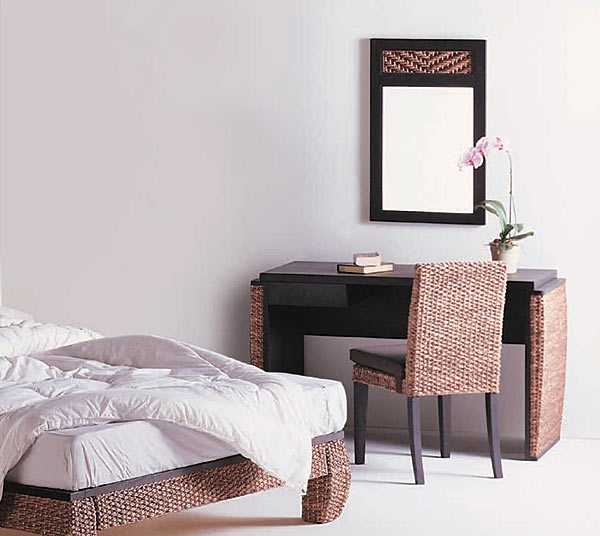 ウォーターヒヤシンス家具 PERFORMAX 正規代理店 正規品 ウォーターヒヤシンス デスク コンソール ドレッサー PERFORMAX正規品 アジアンデスク 書斎 机 引き出し 収納付き リゾート ホテル サロン バリ アジアン家具 【在庫販売品・即納可能】