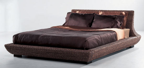 ベッド クイーン 高品質 ウォーターヒヤシンス ベット ローベッド アジアン BED リゾート ホテル バリ 上質 アジアン家具 ラグジュアリー ナチュラル モダン 新生活 HBD-07 PERFORMAX (受注生産品・開梱/組立配送サービス付き)