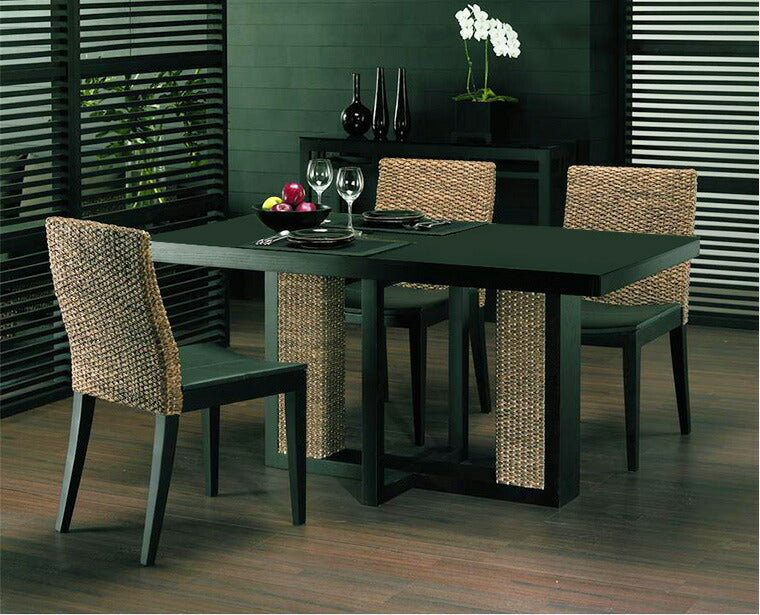 高品質 ウォーターヒヤシンス ダイニングセット ダイニングテーブル PDT14 チェア PC11 or PC12 ベンチ PBT03 ダイニング4点セット ダイニングテーブルセット 4人用 リゾート アジアン 家具 モダン ナチュラル PERFORMAX 【在庫販売品】