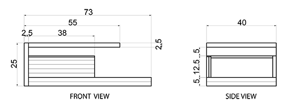 【バンブーファニチャー/PERFORMAX正規品】バンブー ナイトテーブル/ベッドサイドテーブル/モダンアジアンリゾート家具(受注生産品)