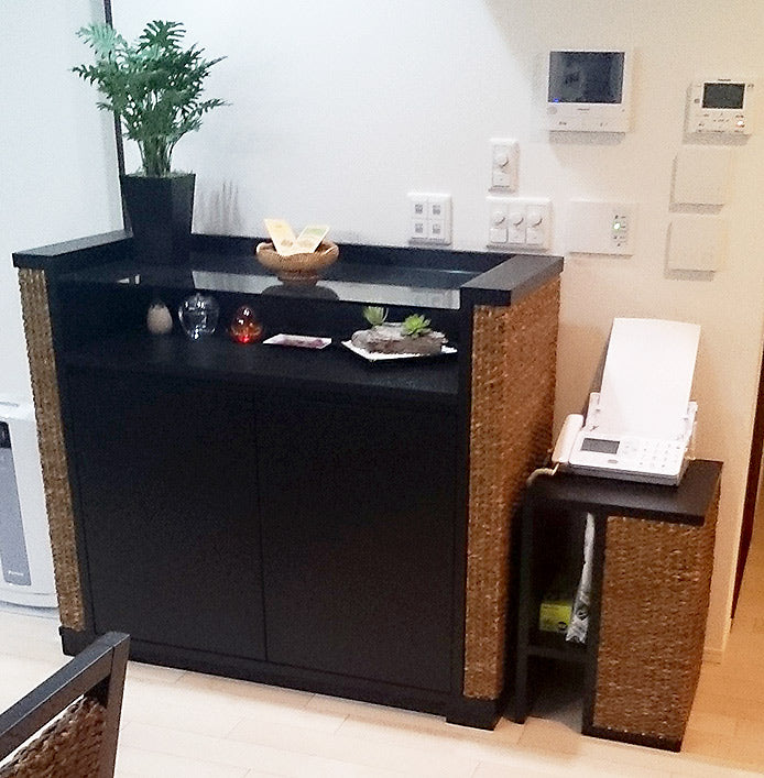 ウォーターヒヤシンス家具 PERFORMAX 正規代理店 正規品 ウォーターヒヤシンス キャビネット キッチン収納 食器収納 ダイニングボード アジアン リゾート ホテル バリ アジアン家具(受注生産品)