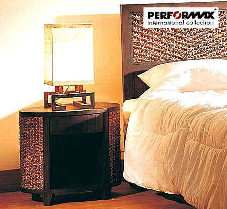 ウォーターヒヤシンス家具 PERFORMAX 正規代理店 正規品 ウォーターヒヤシンス ベッドサイド テーブル ナイトテーブル 引出し付き アジアン テーブル リゾート ホテル バリ アジアン家具 【在庫販売品・即納可能】