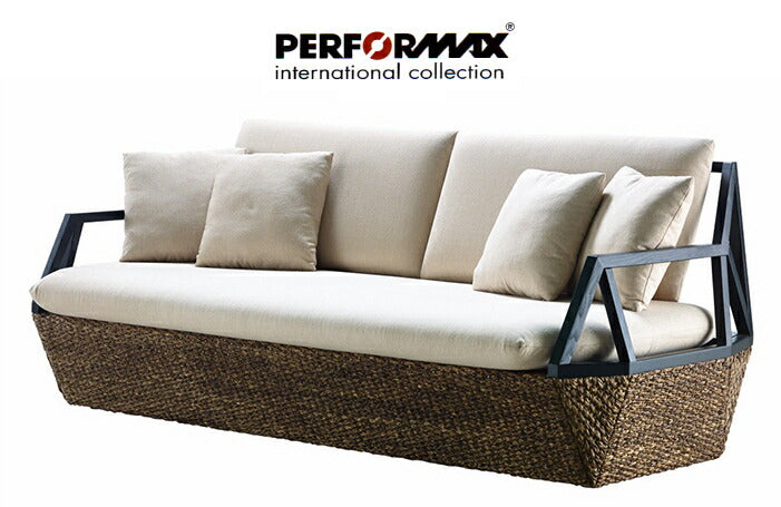 高品質 ウォーターヒヤシンス ソファ 3P 3人掛け ワイド ソファー 三人