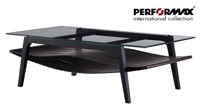 バンブーファニチャー PERFORMAX 正規代理店 正規品 バンブー ソファテーブル(Lサイズ・W140) ローテーブル コーヒーテーブル センターテーブル 長方形 天板強化ガラス アジアン リゾート ホテル バリ アジアン家具(受注生産品)