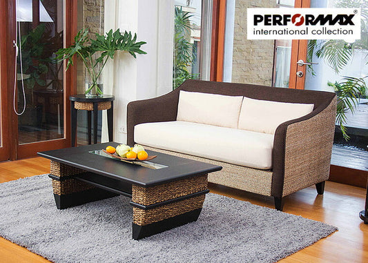 ウォーターヒヤシンスソファ PERFORMAX正規品 【新素材】 ウォーターヒヤシンス ソファ 2P W151cm 2人掛け 2人用 二人掛け 二人用 アジアン ソファ リゾート ソファー リビング チェア イス 椅子 アジアン家具 【在庫販売品・即納可能】