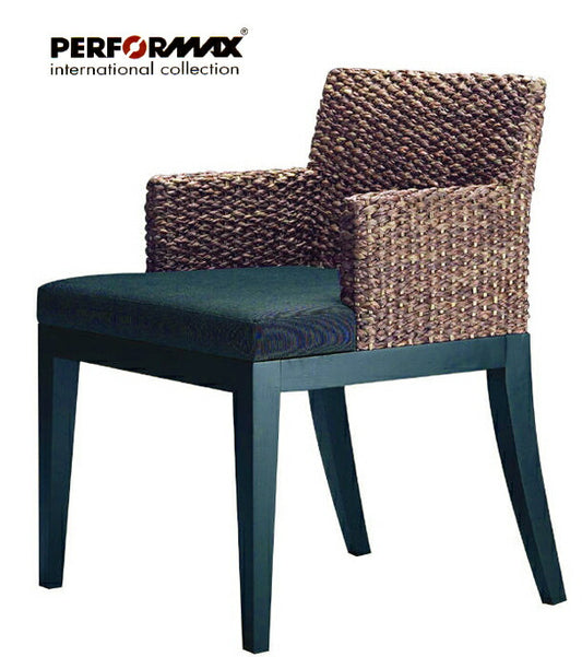 ウォーターヒヤシンス家具 PERFORMAX 正規代理店 正規品 ウォーターヒヤシンス ダイニングチェア リビング イス 椅子 肘掛け付き パーソナルチェア アジアン リゾート バリ アジアン家具(受注生産品)