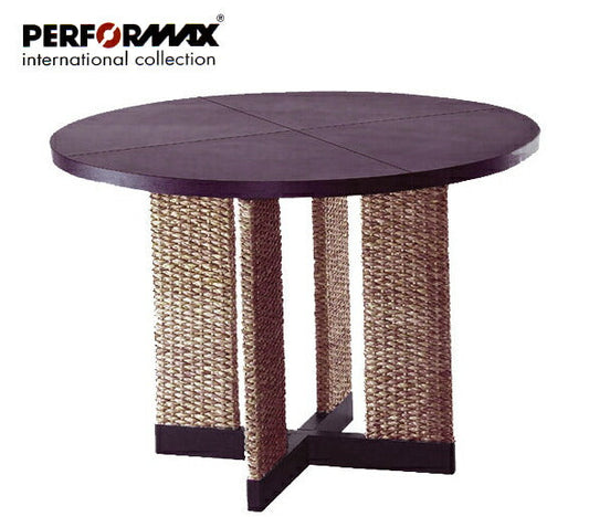 ダイニングテーブル 高品質 ウォーターヒヤシンス 円形 ラウンド テーブル 食卓 木製 2人 ~ 4人用 センターテーブル アジアン リゾート ホテル バリ 上質 アジアン家具 ナチュラル モダン 新生活 PERFORMAX 正規品 (受注生産品)
