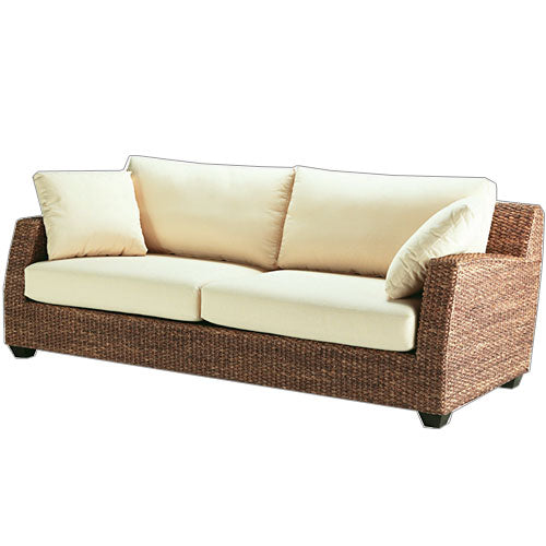 高品質 ウォーターヒヤシンス ソファ 3P 3人掛け ワイド ソファー 三人掛け アジアンソファ リビングソファー バリ リゾート ホテル仕様 上質 アジアン 家具 ナチュラル モダン ハワイアン 布地 PERFORMAX 正規品 (受注生産品)