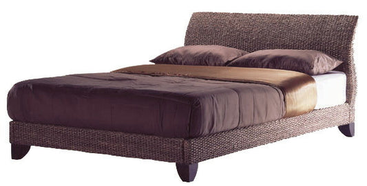 【ウォーターヒヤシンスベッド/PERFORMAX正規品】ウォーターヒヤシンス ベッド/ワイドダブル/モダンアジアン家具 HBD-02 (開梱・組立・設置付き配送、受注生産品)