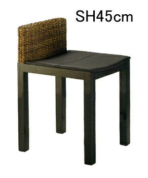 ウォーターヒヤシンス家具 PERFORMAX 正規代理店 正規品 ウォーターヒヤシンス キッチン カウンターチェア バースツール SH45cm リビング ダイニング チェア イス 椅子 アジアン リゾート ホテル バリ アジアン家具(受注生産品)