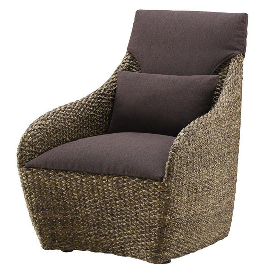 ウォーターヒヤシンスソファ PERFORMAX 正規代理店 正規品 ウォーターヒヤシンス ハイバックソファ 1P 1人用 ソファー 1人掛け アジアン リゾート ホテル バリ リビング チェア イス 椅子 アジアン家具(受注生産品)