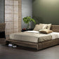 ベッド クイーン 高品質 ウォーターヒヤシンス ベット ローベッド アジアン BED リゾート ホテル バリ 上質 アジアン家具 ラグジュアリー ナチュラル モダン 新生活 HBD-09  PERFORMAX （受注生産品・開梱/組立配送サービス付き）