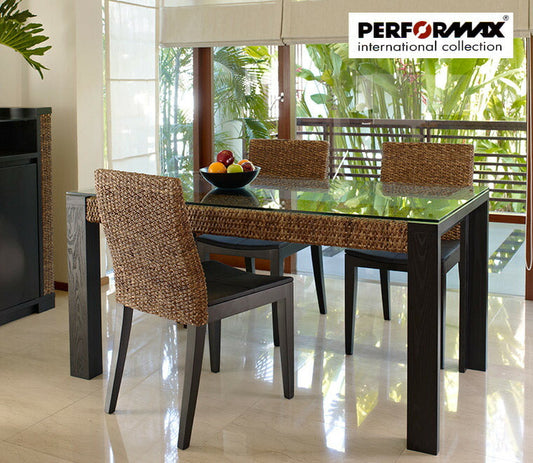 ウォーターヒヤシンス家具 PERFORMAX 正規代理店 正規品 ウォーターヒヤシンス ダイニングテーブル 4人~6人用 食卓 アジアンテーブル センターテーブル 長方形 リゾート ホテル バリ アジアン家具(在庫販売品・ご予約注文)