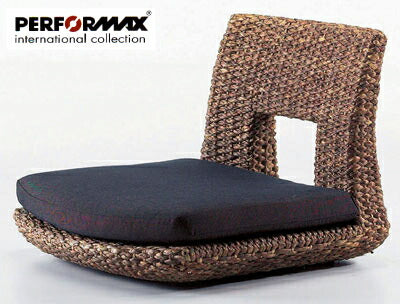 ウォーターヒヤシンスソファ PERFORMAX 正規代理店 正規品 ウォーターヒヤシンス 座椅子 ソファ座いす ローソファー 座イス アジアン リゾート ホテル 旅館 和モダン バリ アジアン家具 【受注生産品】