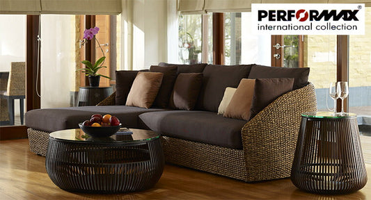 ウォーターヒヤシンスソファ PERFORMAX 正規代理店 正規品 ウォーターヒヤシンス L字 L型 コーナーソファ 2P 片肘ソファー & デイベッド カウチソファ アジアンソソファー チェア 椅子 リゾート ホテル バリ アジアン家具(受注生産品)