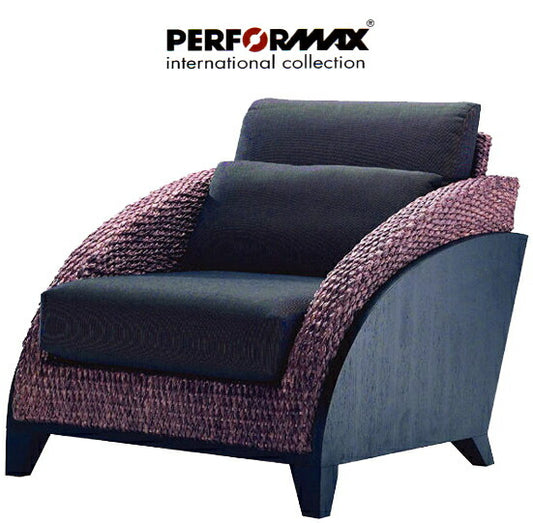 高品質 ウォーターヒヤシンス ソファ 1P 1人掛け ソファー 一人掛け パーソナル チェア アジアンソファ イス 椅子 リゾート バリ ホテル仕様 上質 アジアン 家具 ナチュラル モダン ハワイアン 布地 PERFORMAX (受注生産品)