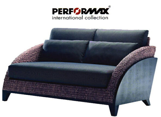 高品質 ウォーターヒヤシンス ソファ 2P 2人掛け ワイド ソファー 二人掛け アジアンソファー ラブソファ リビング チェア バリ リゾート ホテル仕様 上質 アジアン 家具 ナチュラル モダン ハワイアン 布地 北欧 PERFORMAX (受注生産品)
