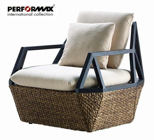 ウォーターヒヤシンスソファ PERFORMAX 正規代理店 正規品 ウォーターヒヤシンスシリーズ ソファ 1P 一人掛けソファー アジアン リゾート ホテル バリ パーソナルチェア リビング チェア イス 椅子 アジアン家具(受注生産品)
