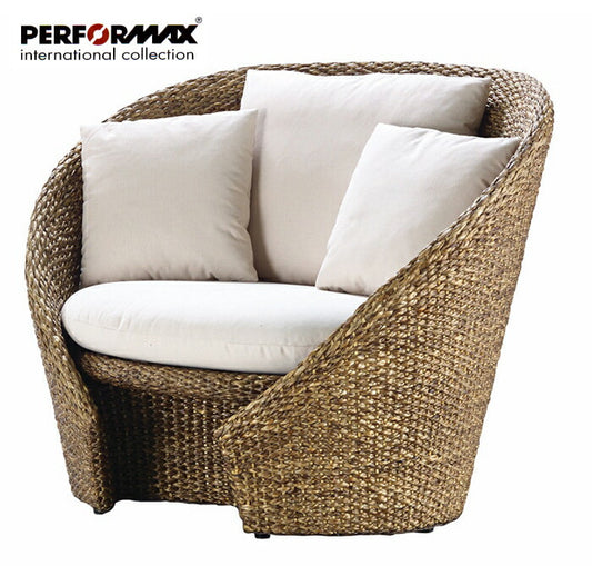 ウォーターヒヤシンスソファ PERFORMAX 正規代理店 正規品 ウォーターヒヤシンス ソファ 1P 一人掛けソファー アジアン リゾート ホテル バリ パーソナルチェア リビング チェア イス 椅子 アジアン家具(受注生産品)