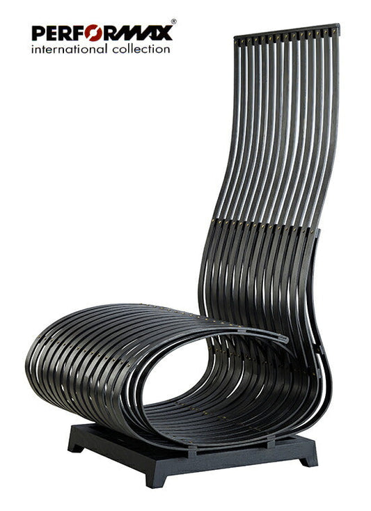 バンブーファニチャー PERFORMAX 正規代理店 正規品 ウッド&バンブー 1P ハイバックチェア ラウンジチェア 1人掛け パーソナルチェア アジアン リビング チェア イス 椅子 リゾート ホテル バリ アジアン家具(受注生産品)