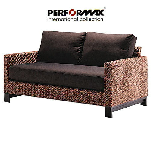 高品質 ウォーターヒヤシンス ソファ 2P 2人掛け ワイド ソファー 二人掛け アジアンソファー ラブソファ リビング チェア バリ リゾート ホテル仕様 上質 アジアン 家具 ナチュラル モダン ハワイアン 布地 北欧 PERFORMAX (受注生産品)
