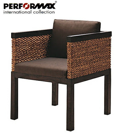 【ウォーターヒヤシンス家具/PERFORMAX正規品】<br>ウォーターヒヤシンス リビングチェア ダイニングチェア パーソナルチェア モダンアジアン家具(受注生産品)