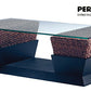 ウォーターヒヤシンス家具 PERFORMAX 正規代理店 正規品 ウォーターヒヤシンス ソファテーブル ローテーブル コーヒーテーブル センターテーブル 長方形 アジアン リゾート ホテル バリ アジアン家具 ガラス天板（受注生産品）