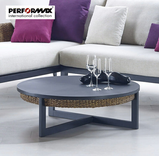高品質 ウォーターヒヤシンス ローテーブル センターテーブル ガラス リビングテーブル ソファーテーブル 上質 アジアン 家具 ナチュラル モダン 新生活 PERFORMAX 正規品 (受注生産品)