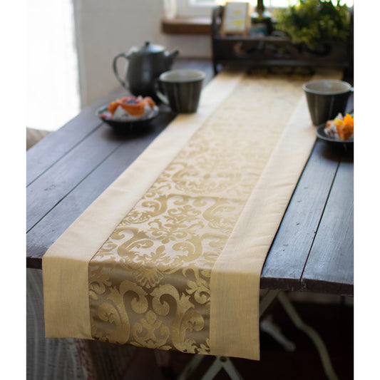 ゴシック テーブル ランナー テーブルクロス ファブリック テーブルウェア 食卓 ディスプレイ お洒落 (2カラー)